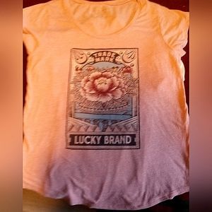 Lucky Brand Large Pink Women's Tshirt